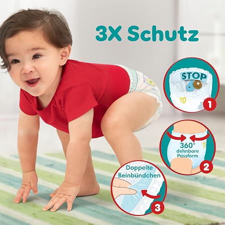 Pampers Nappies Pants Size 3 (6-11 kg)Baby-Dry – Bild 3