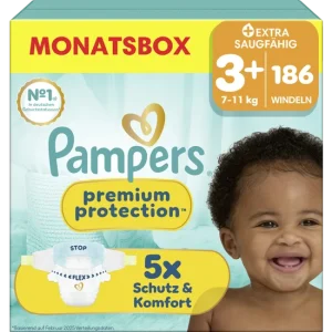 Premium Protection Windeln Gr. 3 Midi Plus 7-11kg Monatsbox