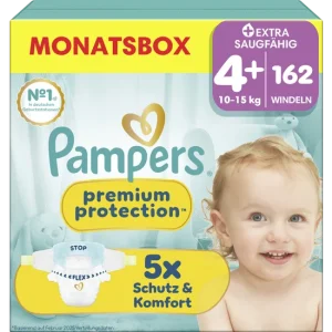 Premium Protection Windeln Gr. 4 Maxi Plus 10-15kg Monatsbox