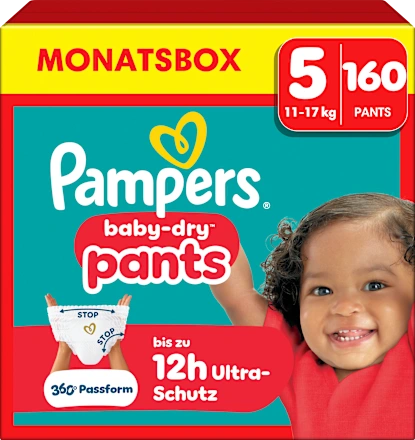Baby Pants Gr. 5 Junior (11-17 kg) Monatsbox, 160 St