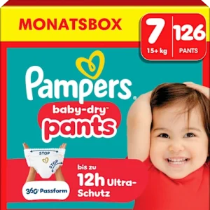 Baby Pants Gr. 7 Extra Large (15+ kg) Monatsbox, 126 St