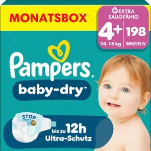Windeln Gr. 4+ Maxi Plus (10-15 kg)